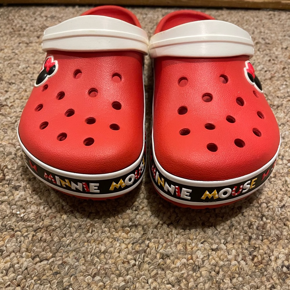 Disney Parks X  Minnie Mouse III Red Band Slip On‎ Crocs - Picture 4 of 9